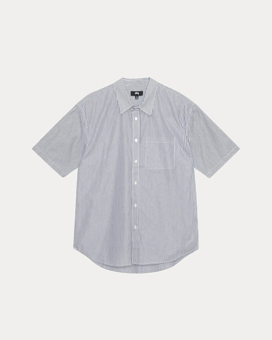 Stussy Boxy SS Shirt 8 Ball Stripe | Summer Street Drop