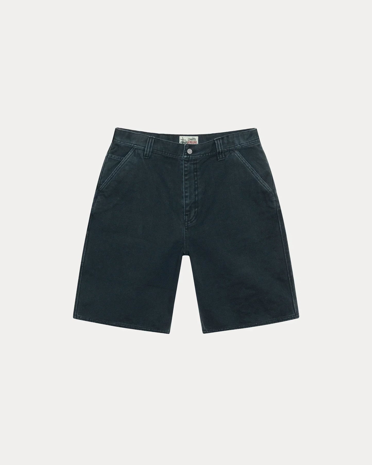 STUSSY WASHED CANVAS WORK SHORT