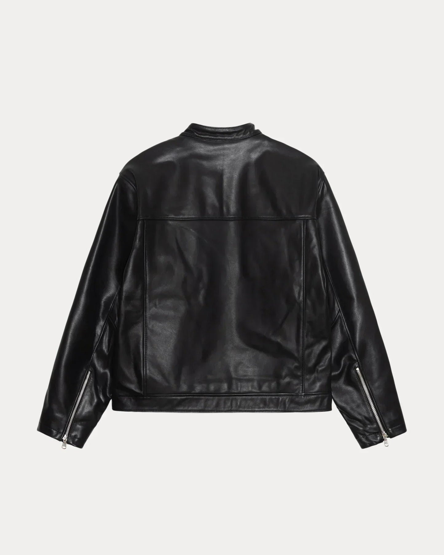 STUSSY CAFE RACER LEATHER JACKET