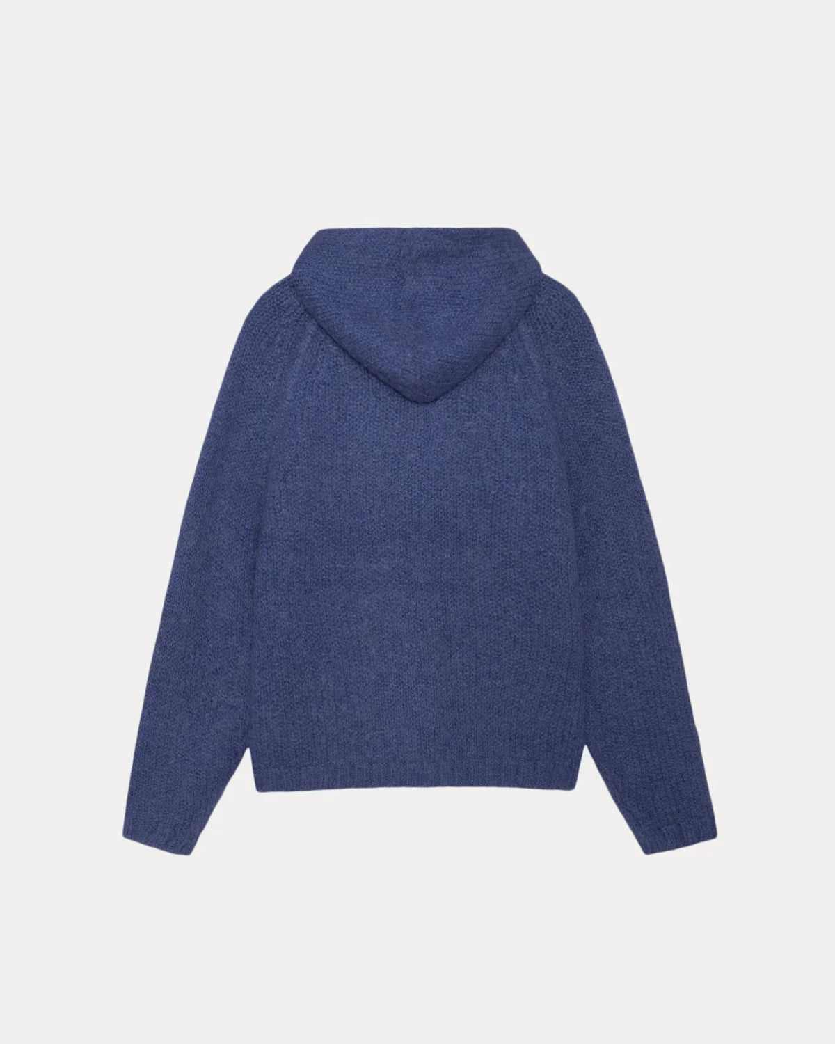 STUSSY CHUNKY KNIT ZIP HOODIE
