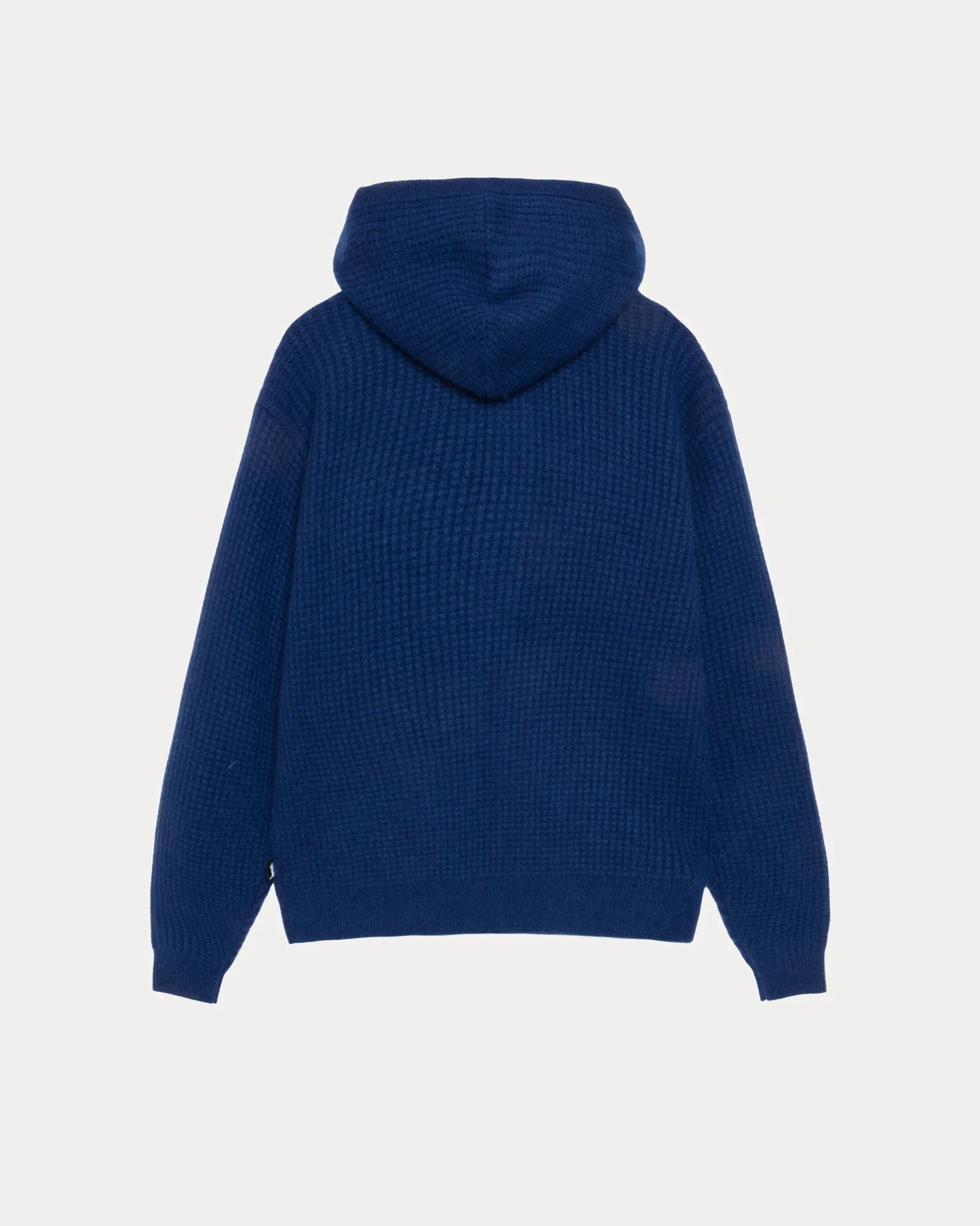 STUSSY WAFFLE CASHMERE ZIP HOODIE