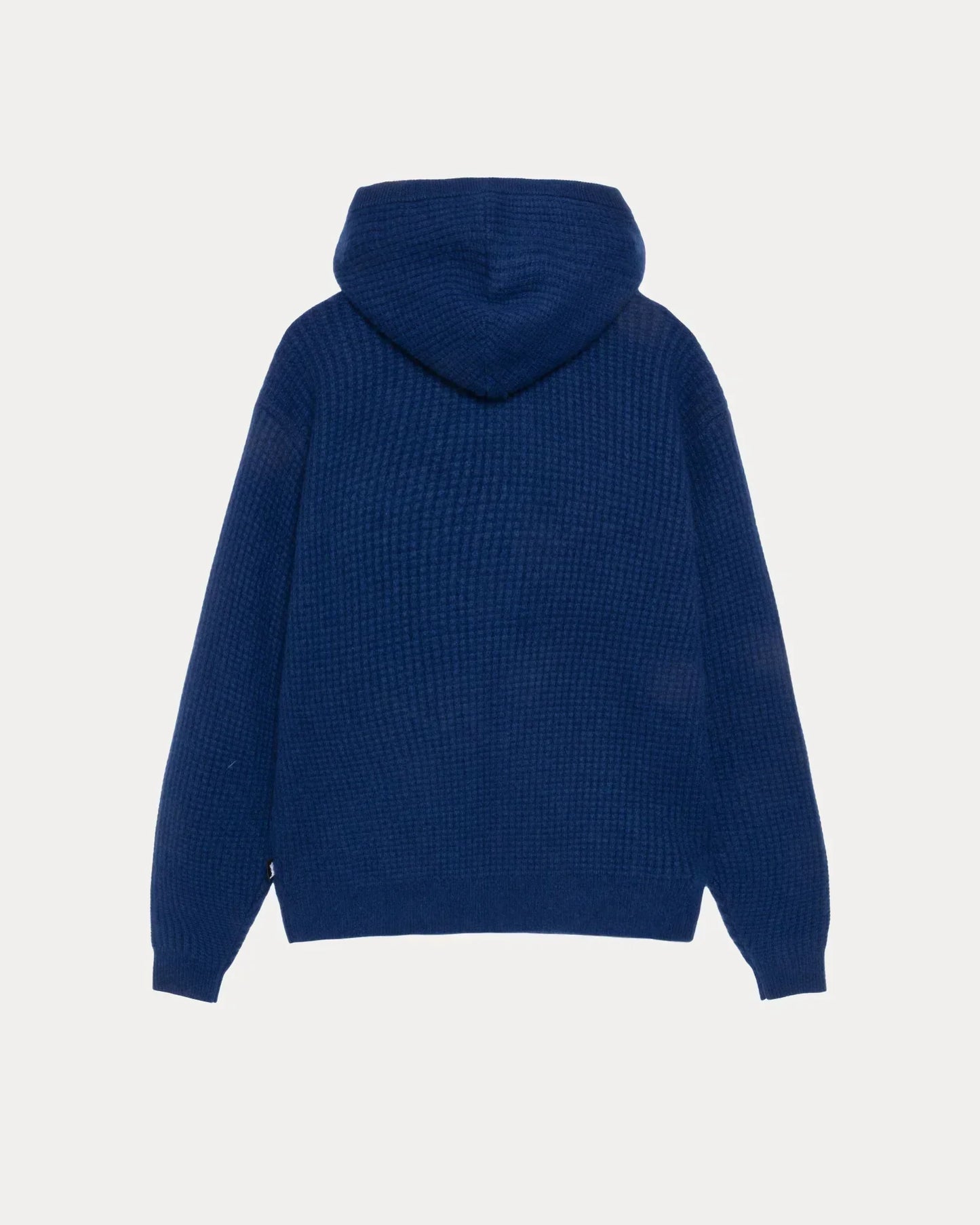 STUSSY WAFFLE CASHMERE ZIP HOODIE
