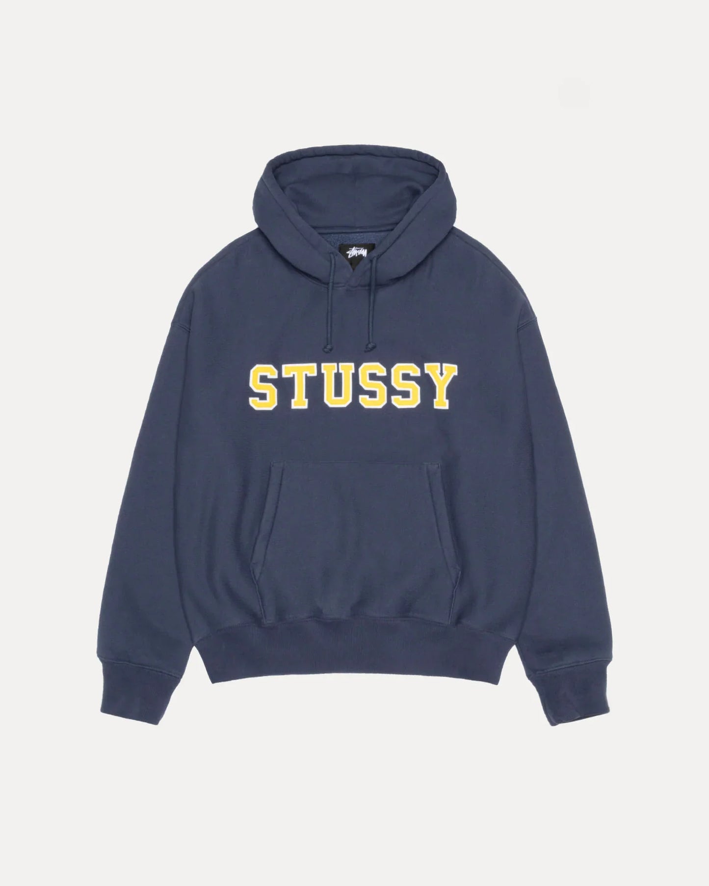 STUSSY FELT APPLIQUE HOODIE