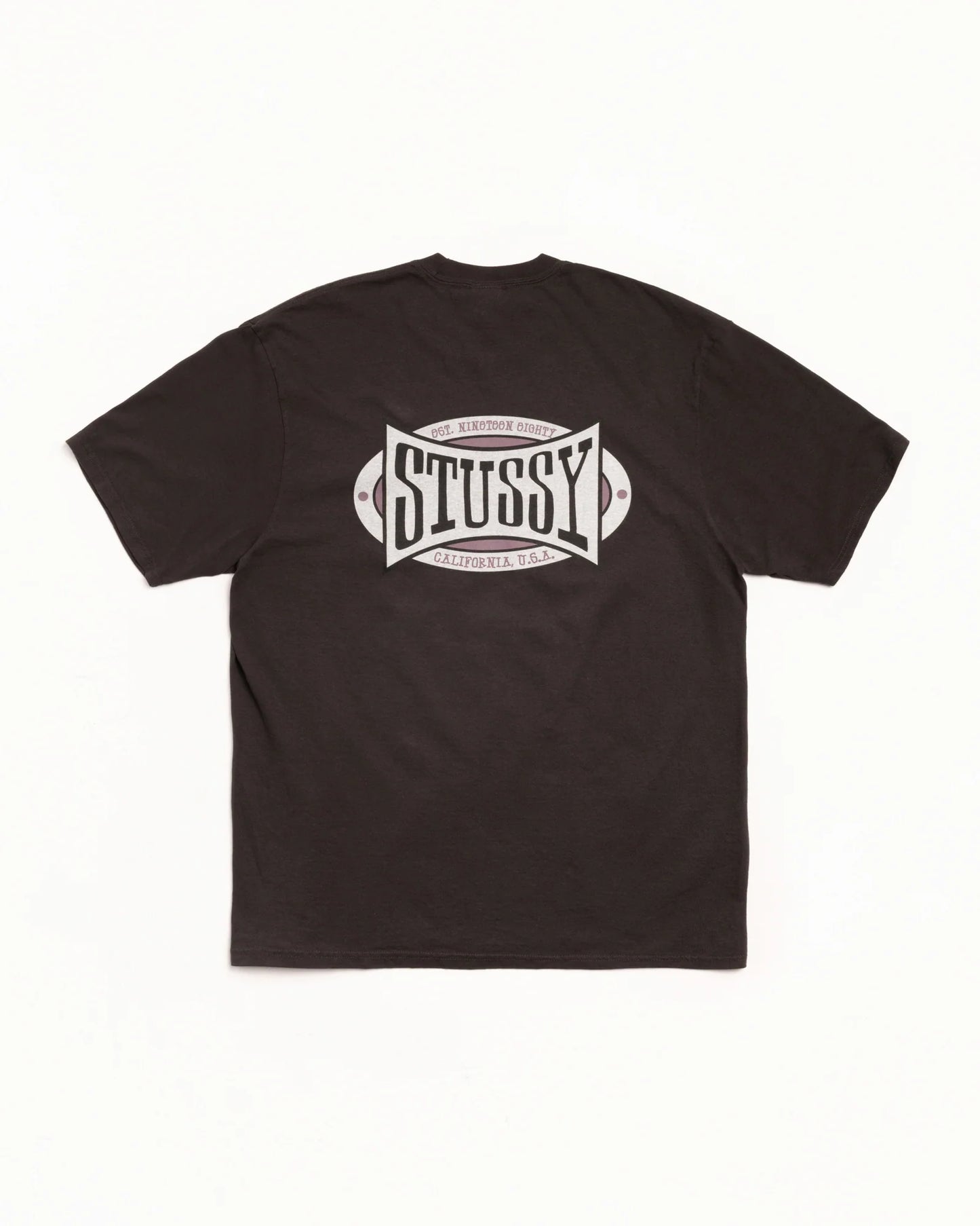 STUSSY CHAMPION OVAL TEE PIGMENT DYED