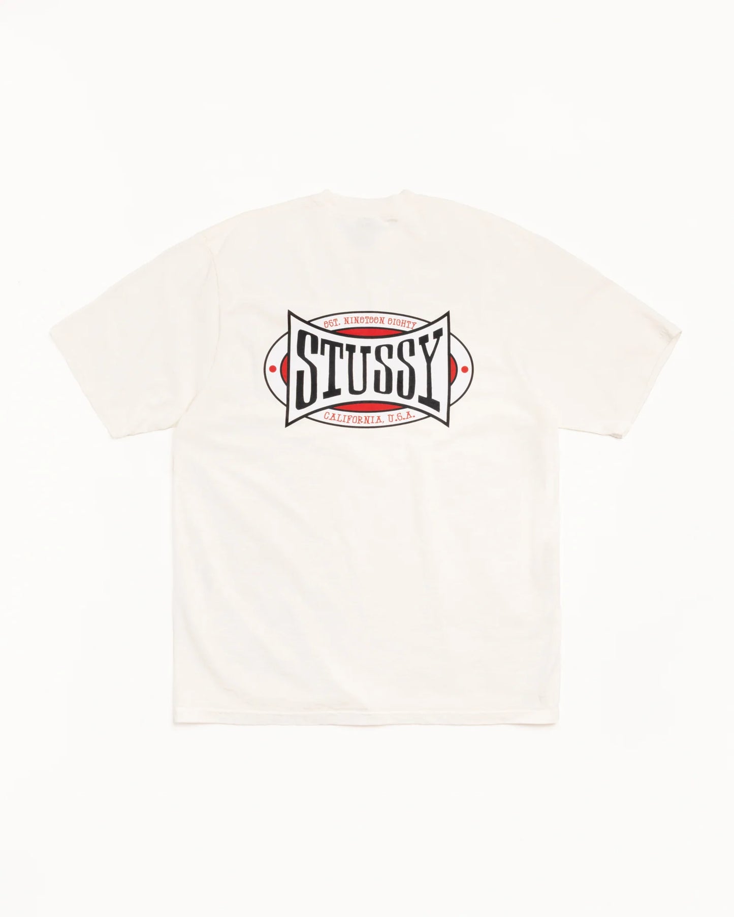 STUSSY CHAMPION OVAL TEE PIGMENT DYED