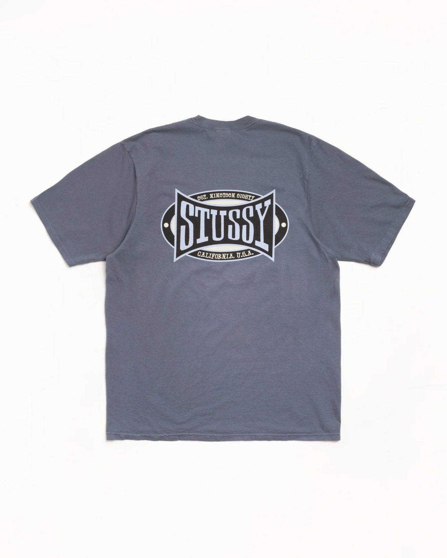 STUSSY CHAMPION OVAL TEE PIGMENT DYED