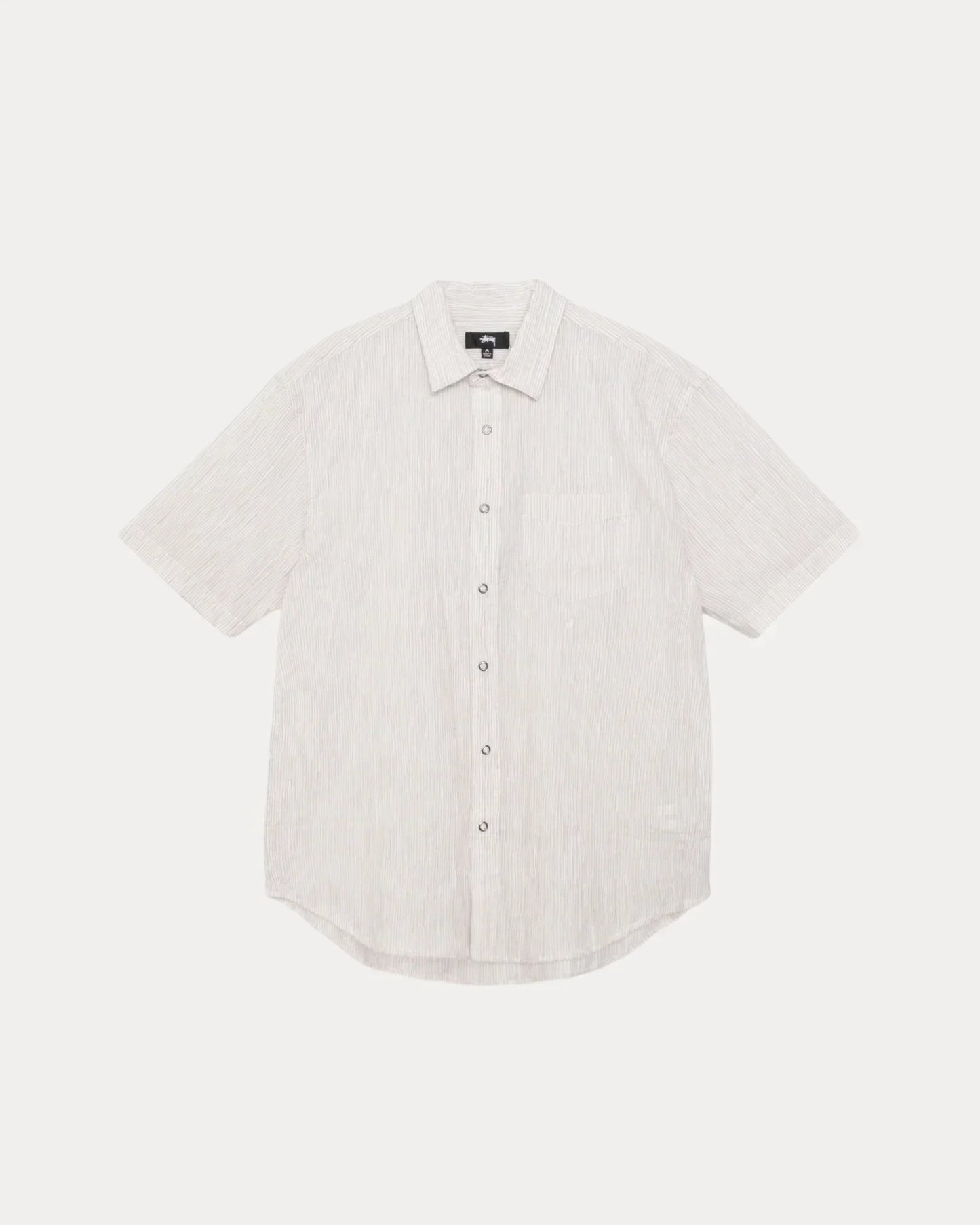 STUSSY WAVY STRIPED SHORT SLEEVE SHIRT