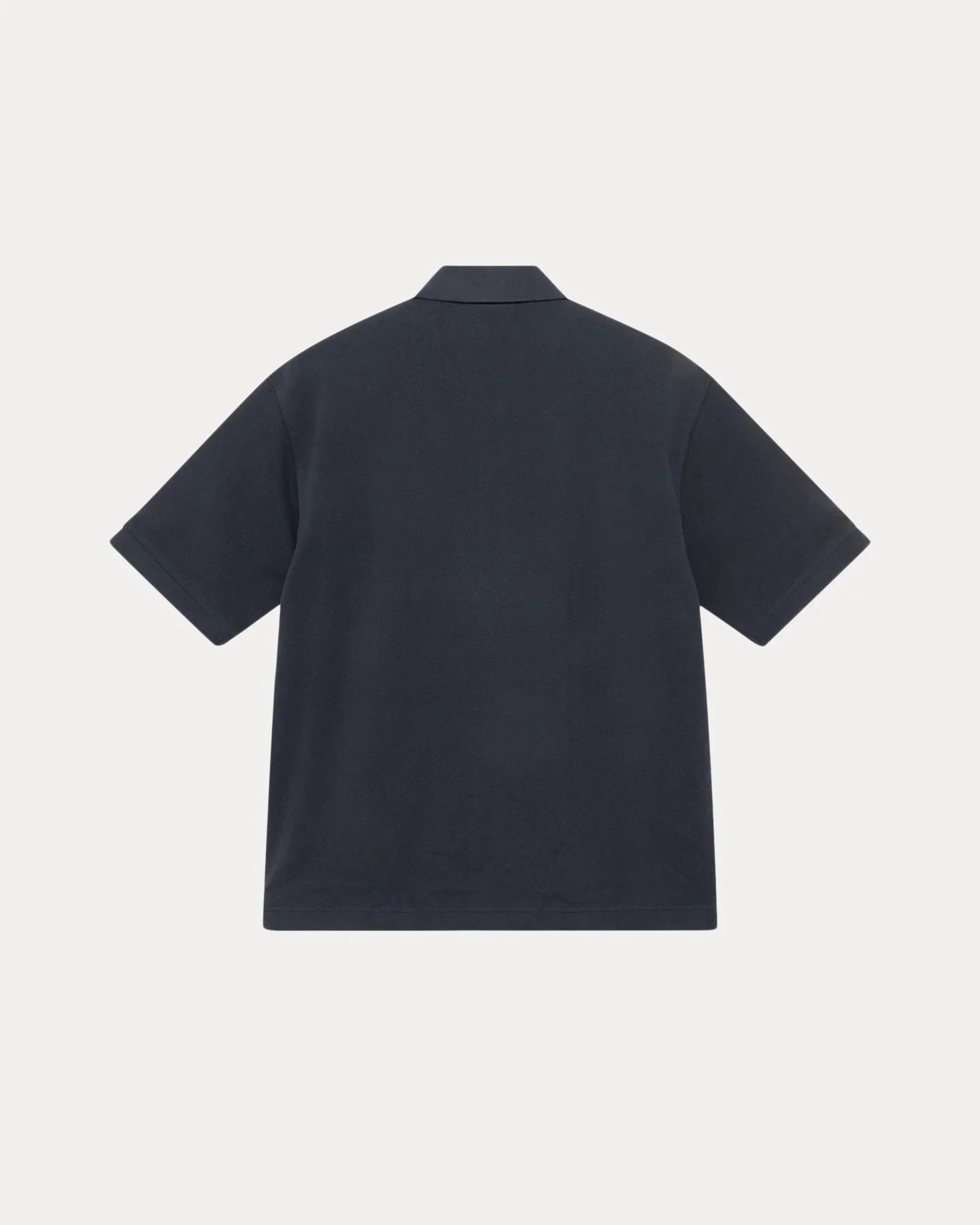 STUSSY CLASSIC PIQUE POLO BLACK