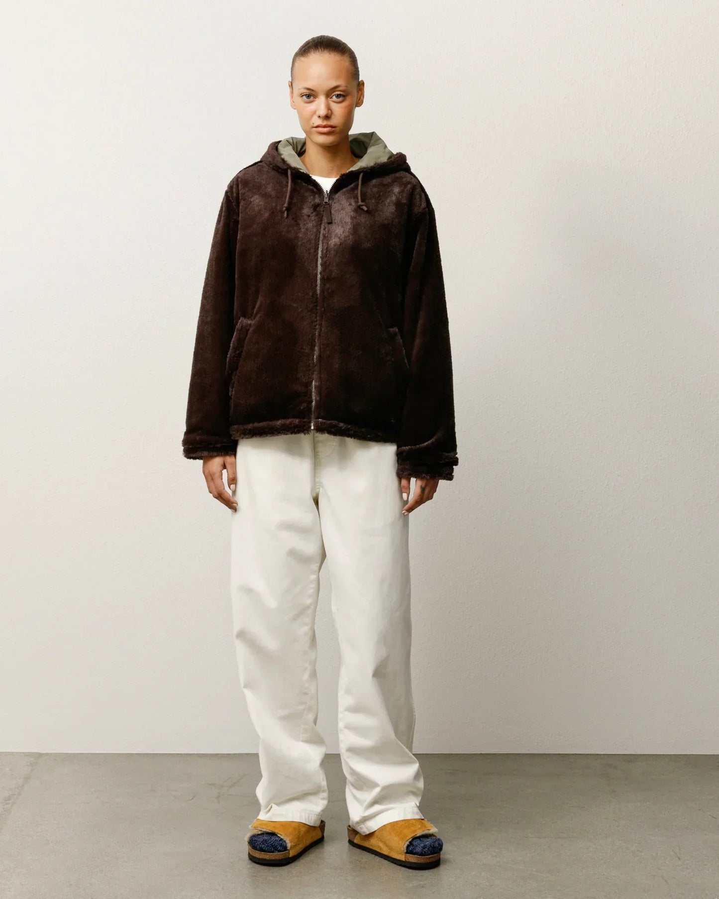 STUSSY REVERSIBLE HOODED JACKET