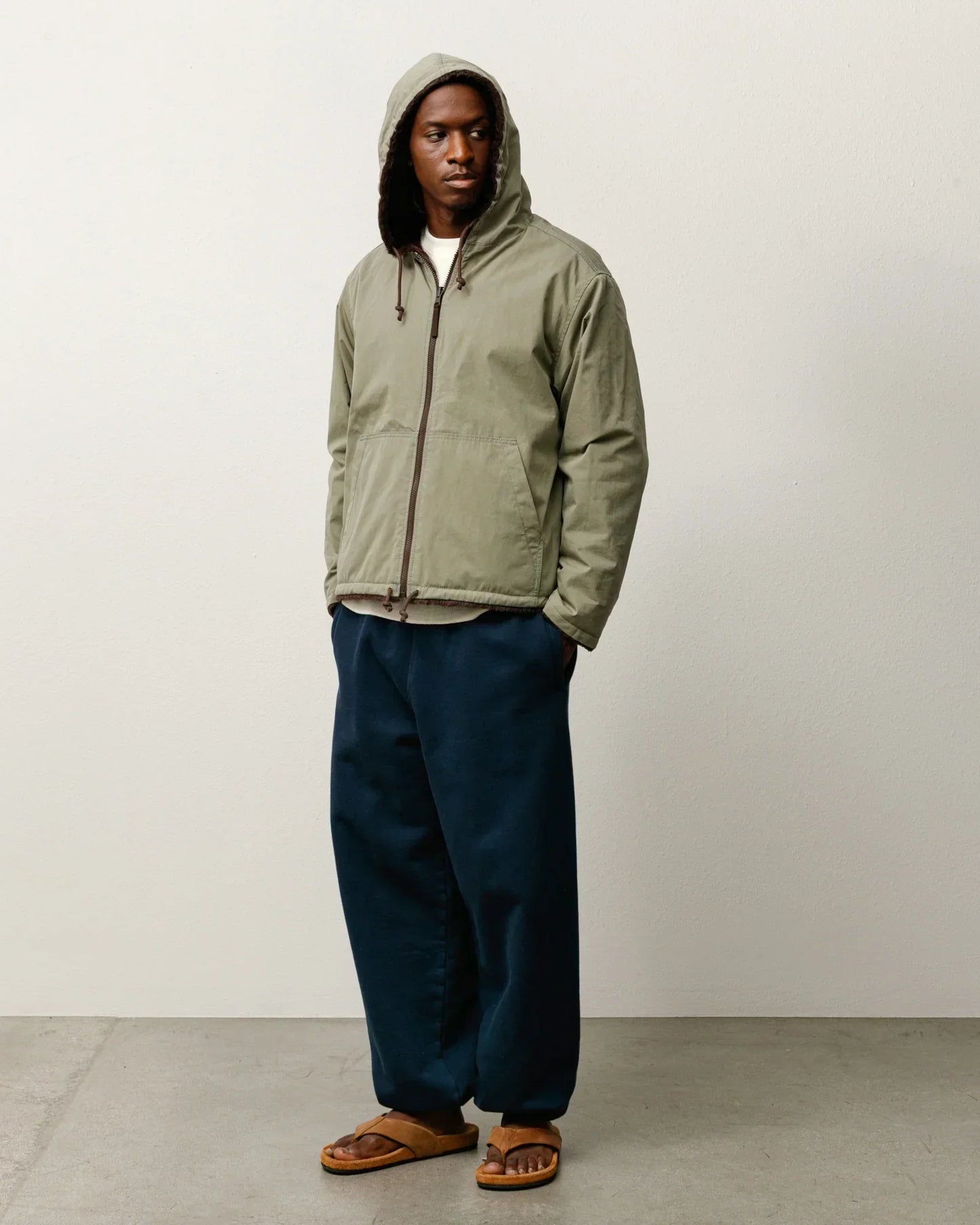 STUSSY REVERSIBLE HOODED JACKET