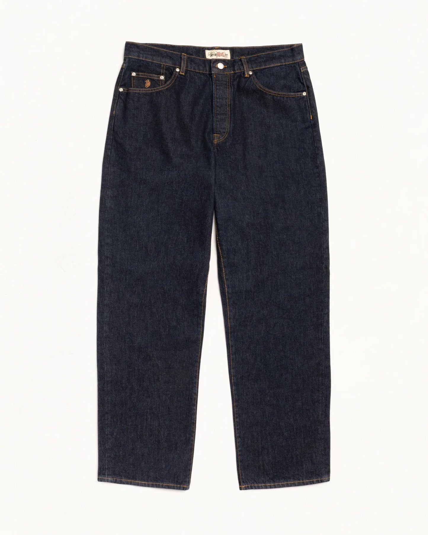 STUSSY BIG OL' JEAN DENIM RINSED INDIGO