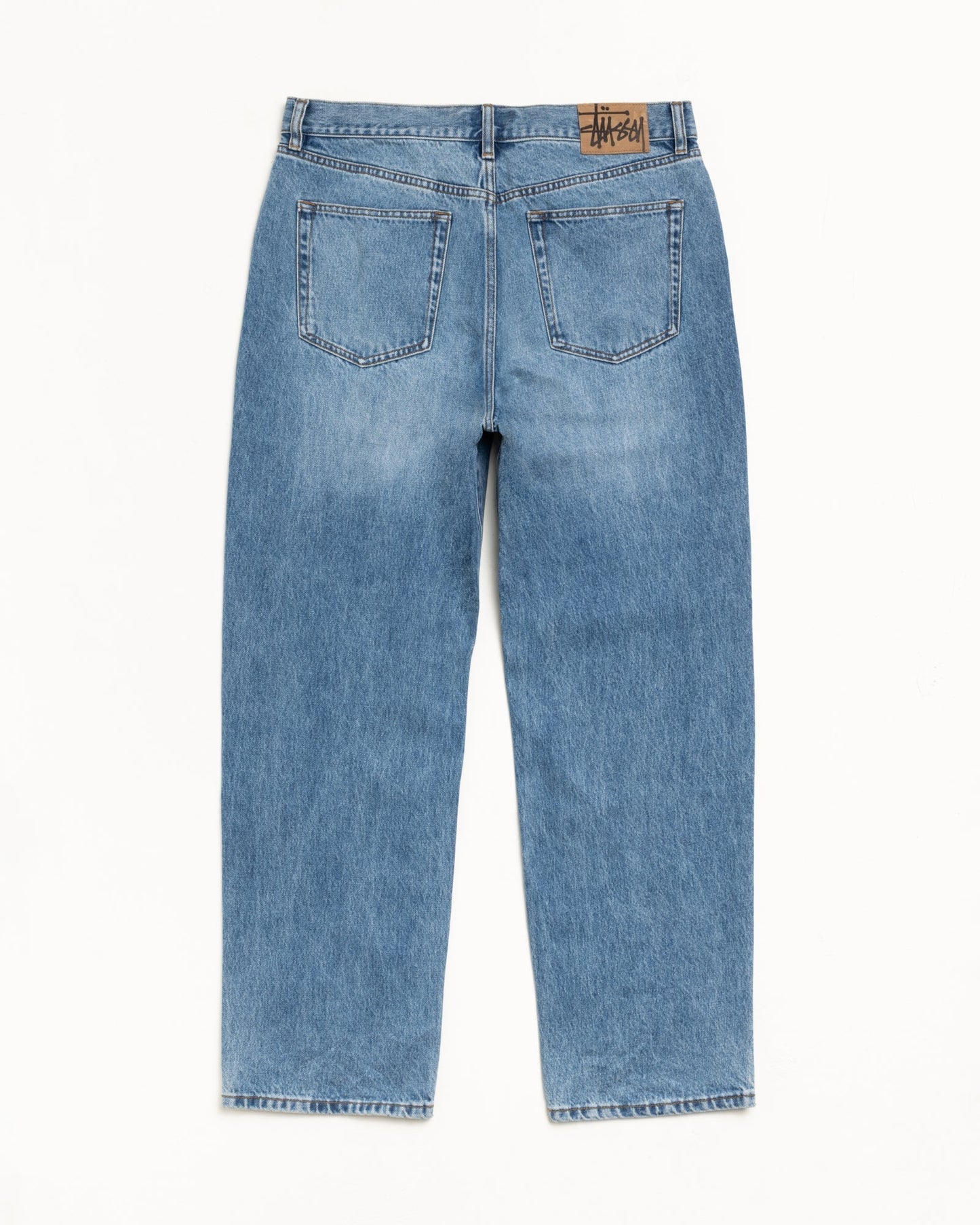 STUSSY BIG OL' JEAN DENIM INDIGO STONE WASH