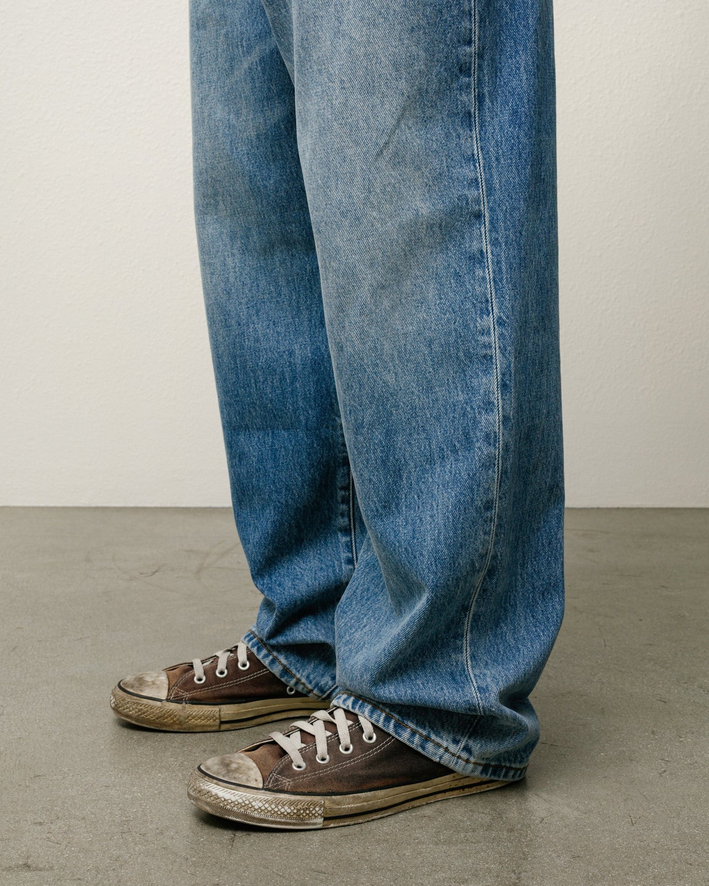 STUSSY BIG OL' JEAN DENIM INDIGO STONE WASH