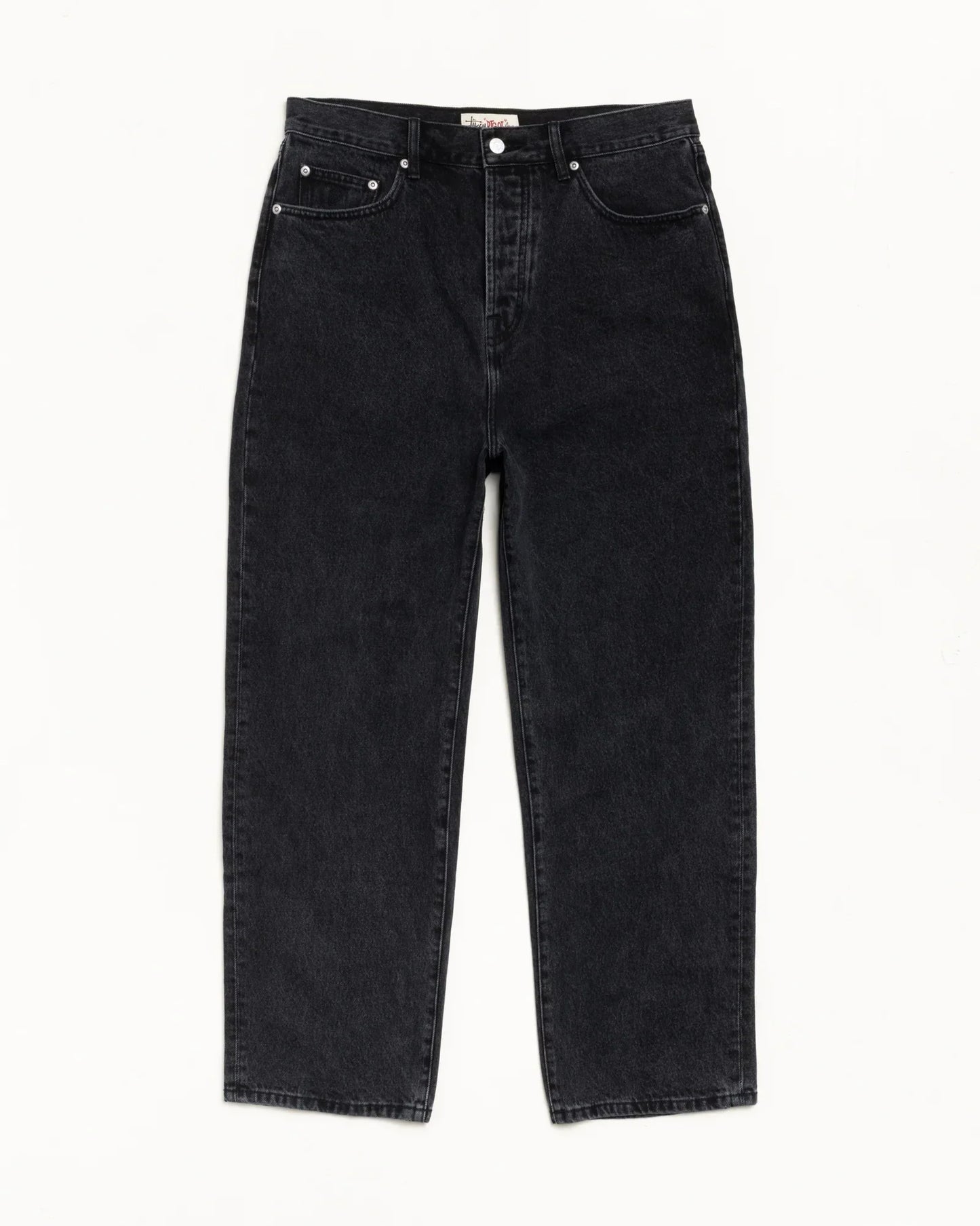 STUSSY BIG OL' JEAN DENIM VINTAGE BLACK