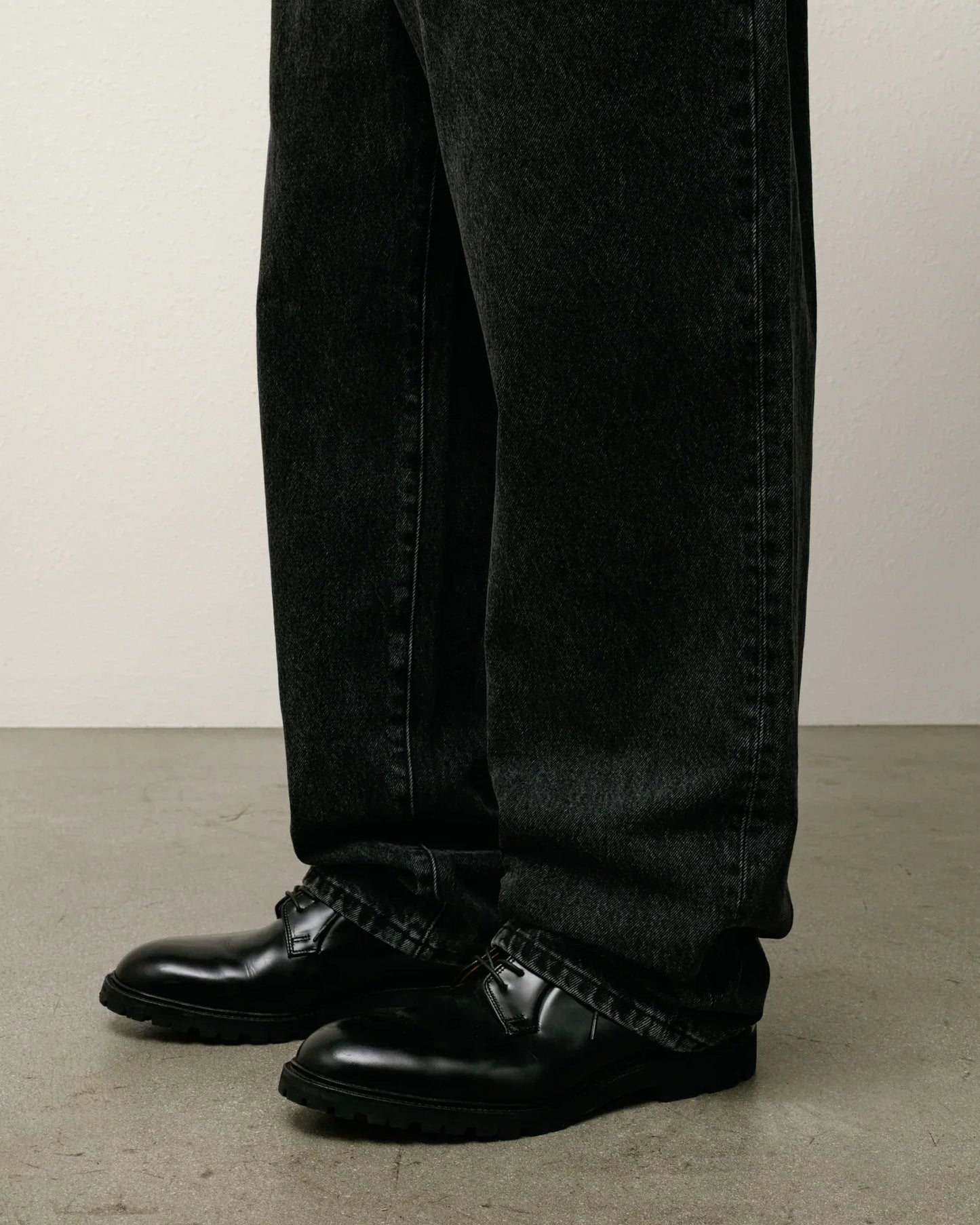 STUSSY BIG OL' JEAN DENIM VINTAGE BLACK