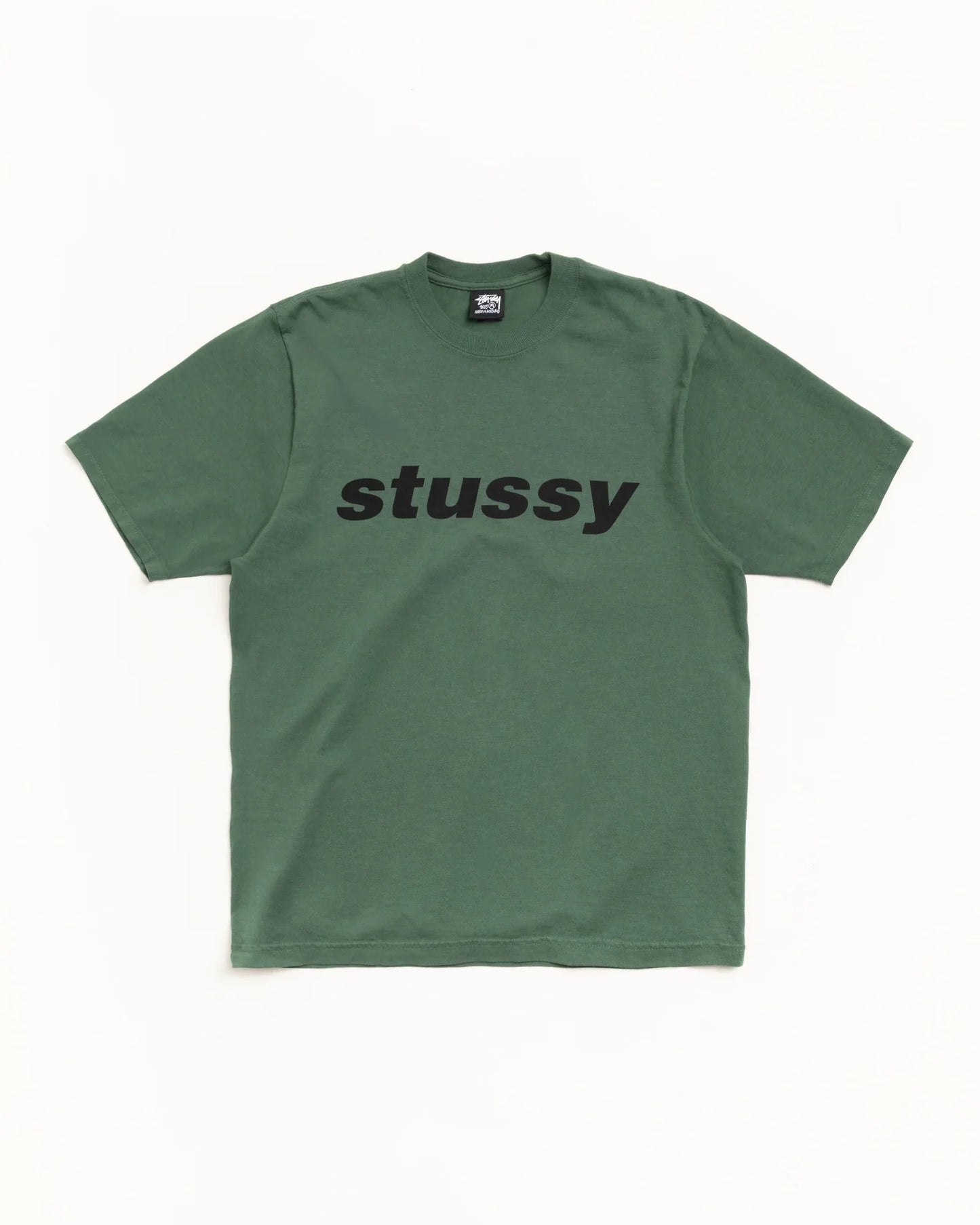STUSSY SHARK TEE PIGMENT DYED
