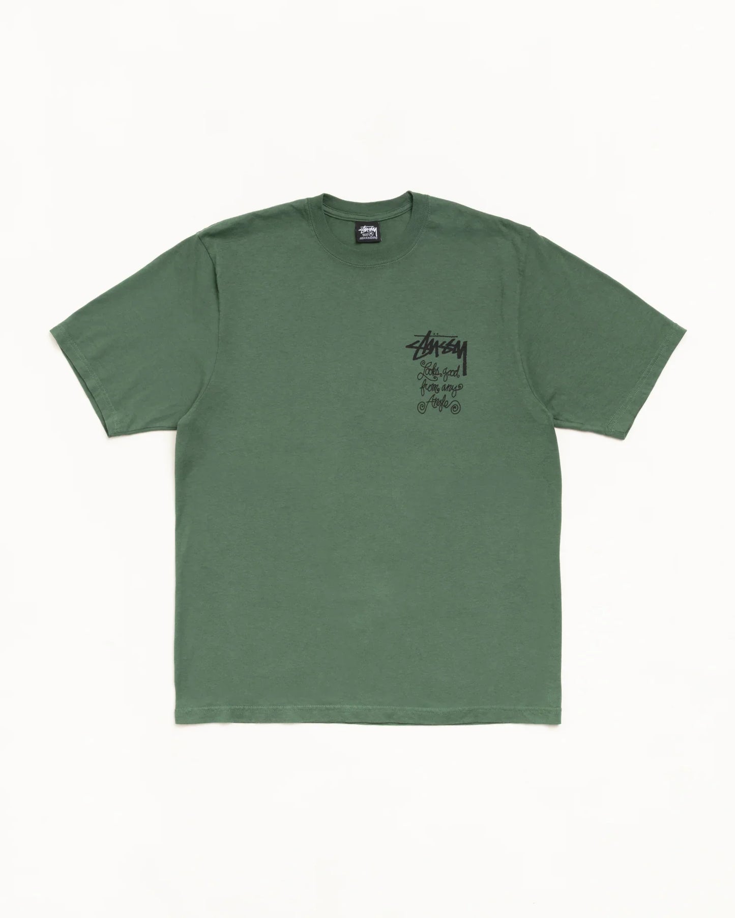 STUSSY ANY ANGLE TEE PIGMENT DYED