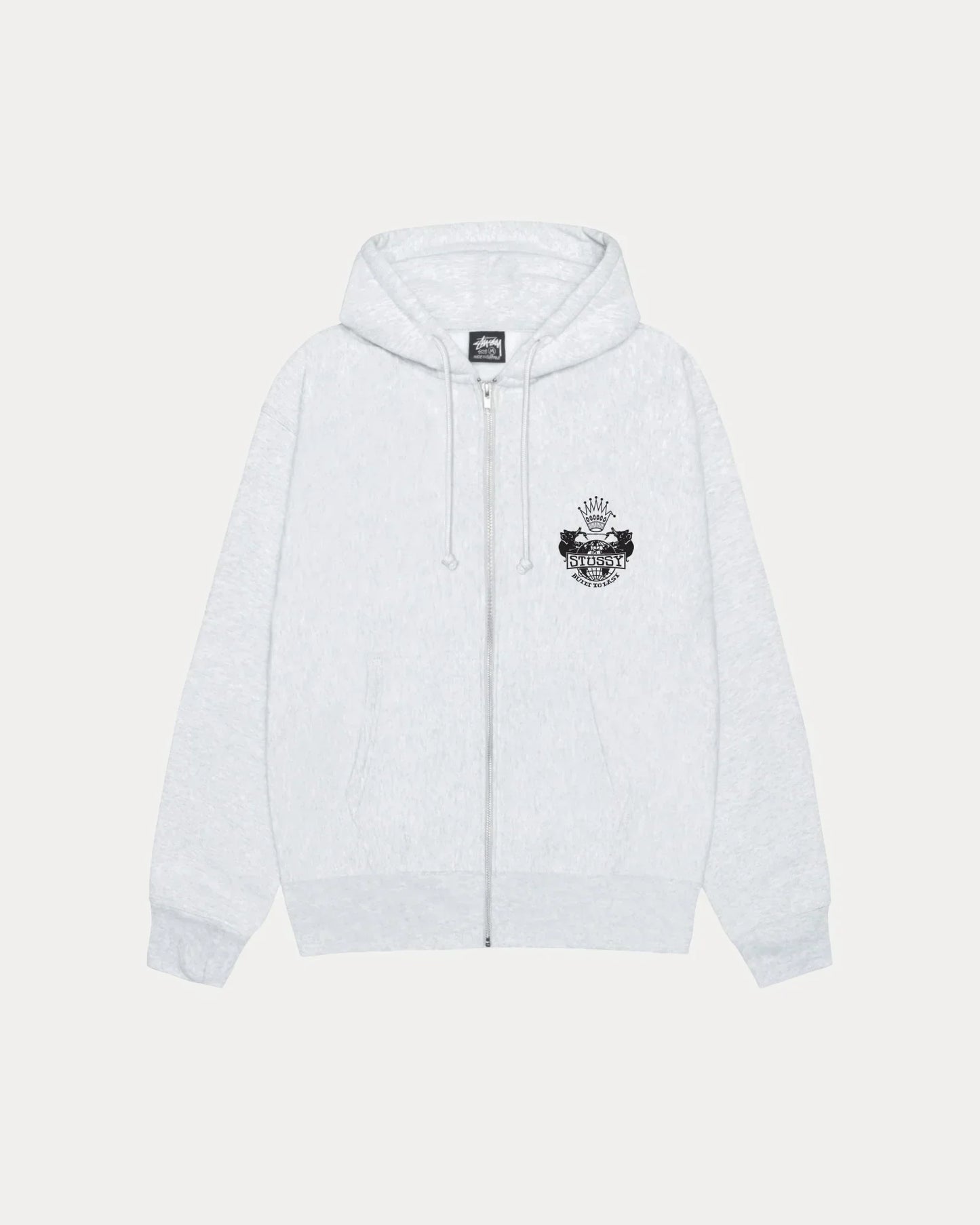 STUSSY BUILT TO LAST ZIP HOODIE
