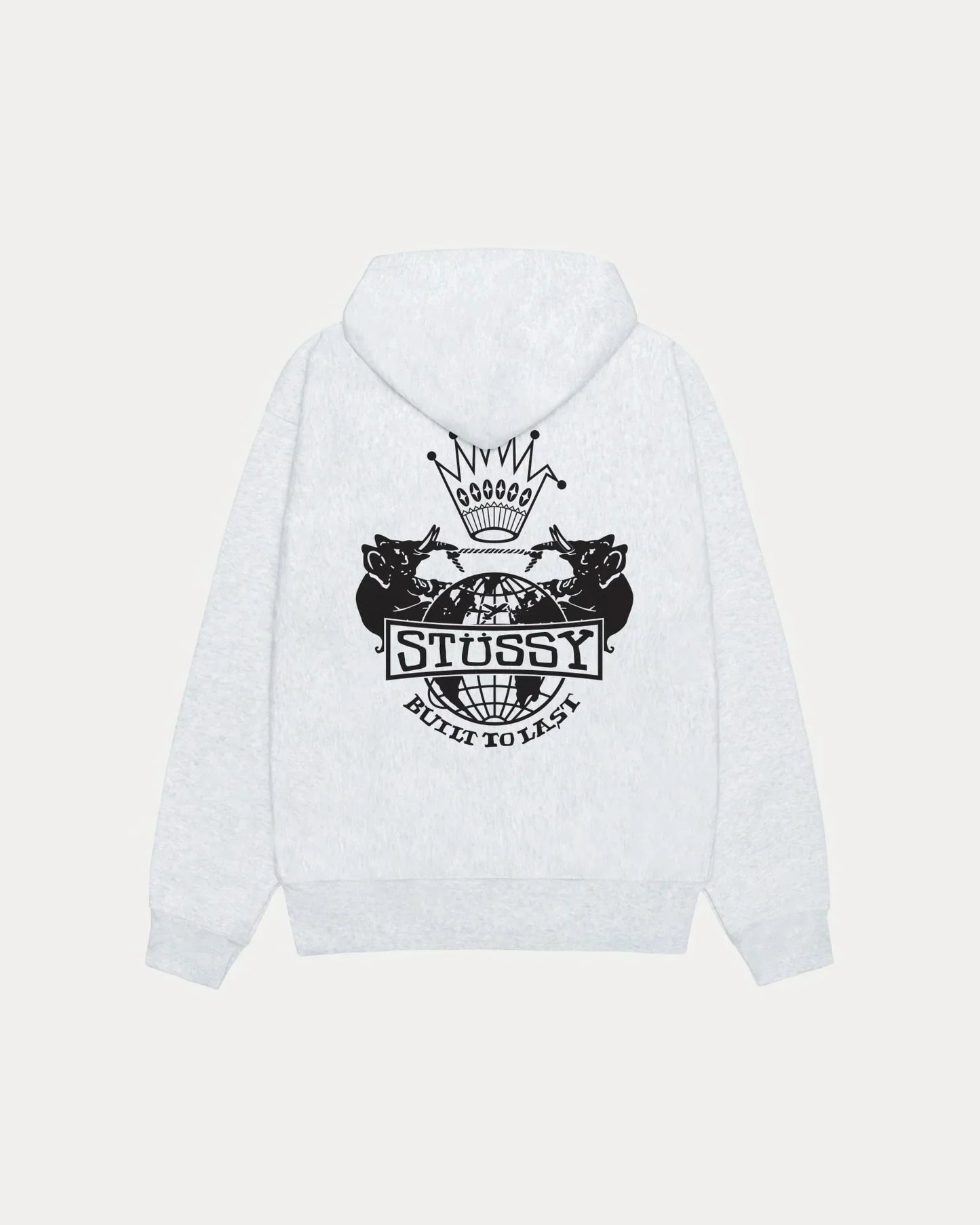 STUSSY BUILT TO LAST ZIP HOODIE