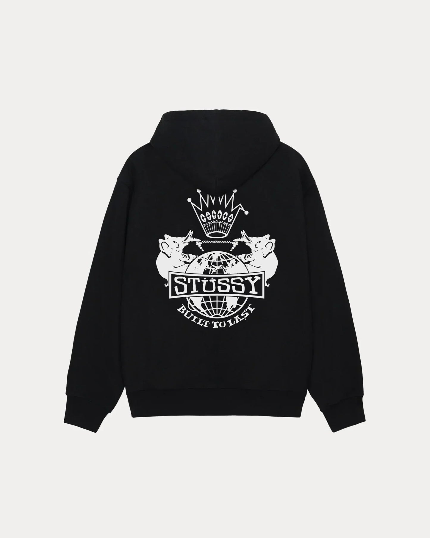 STUSSY BUILT TO LAST ZIP HOODIE
