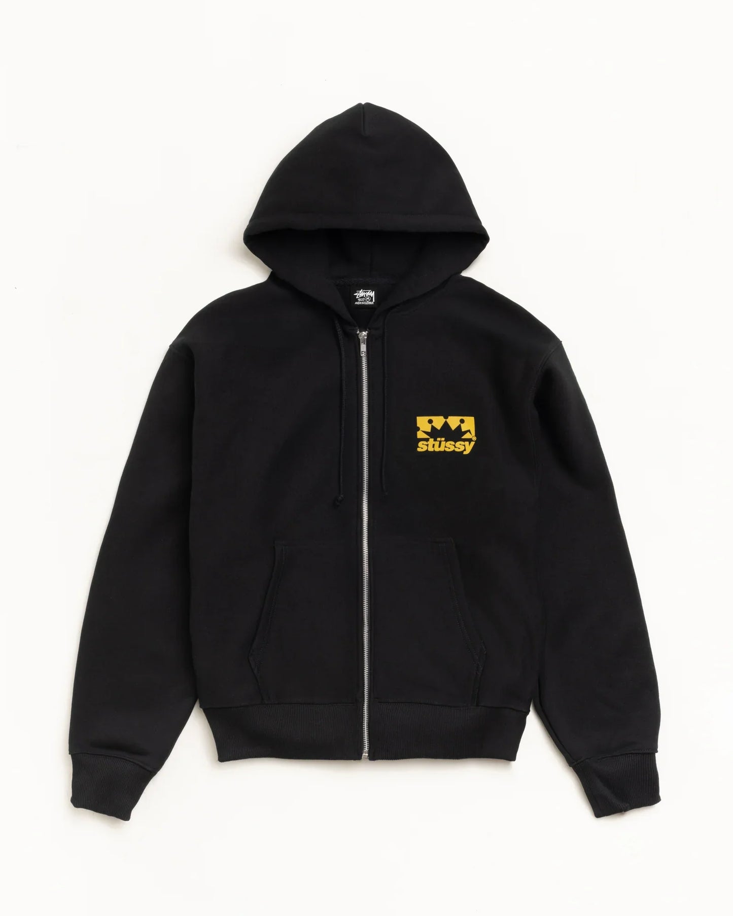 STUSSY BOX CROWN ZIP HOODIE