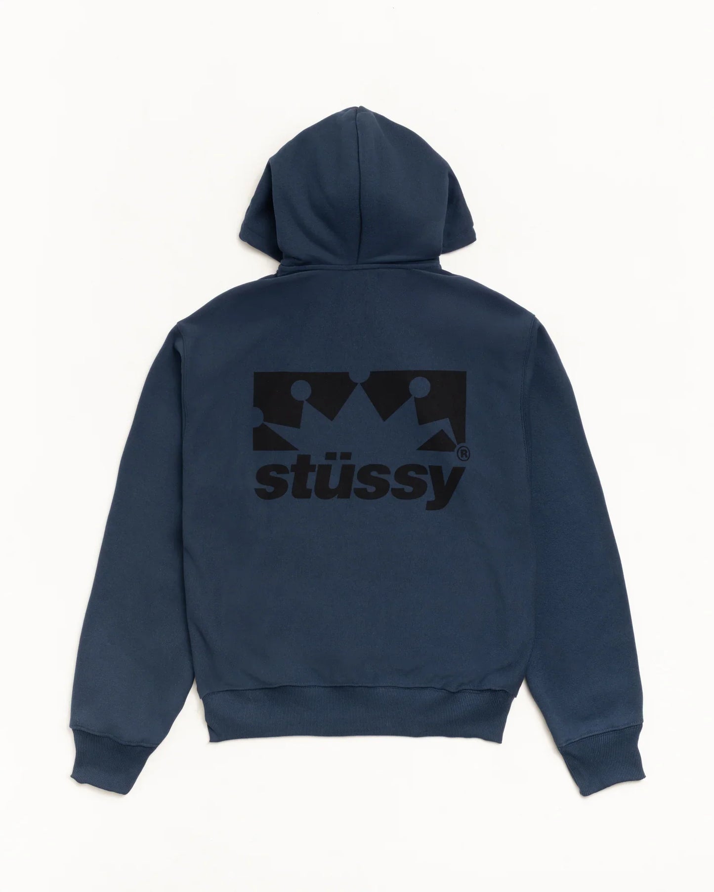 STUSSY BOX CROWN ZIP HOODIE